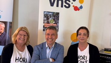 Informationen am vhs-Stand