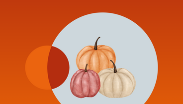 Herbstbunte Kürbisse